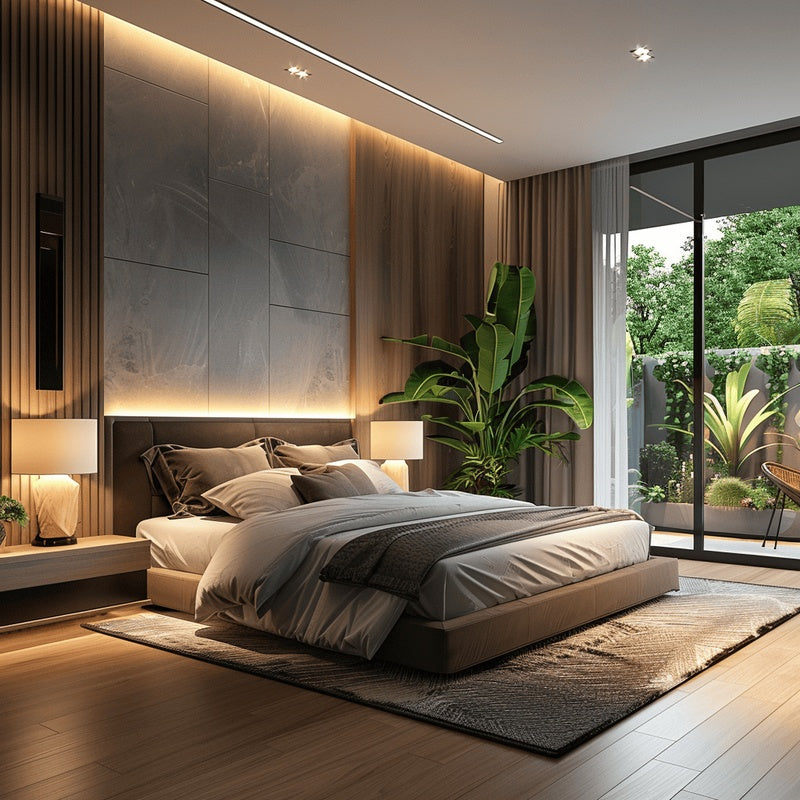 Bedroom in a Box Package in Solid Walnut