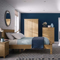 Box Room Bedroom Package in Solid Oak