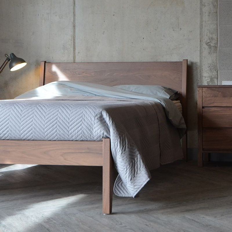 Box Room Bedroom Package in Solid Walnut