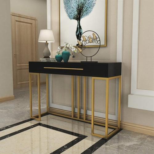 Console Desk 800mm Wide by 400mm Deep in Painted MDF
