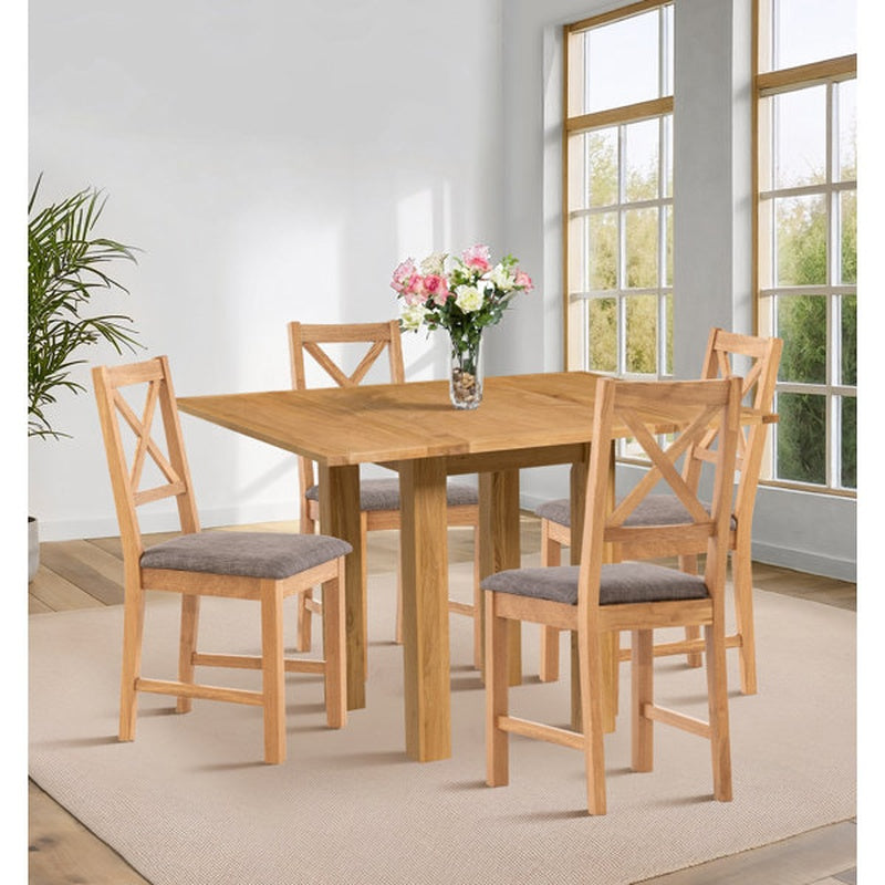 Dining for Four in a Small Room Package in Solid Oak