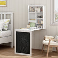 Fold Down Desk with a Storage Cabinet 700mm in Painted MDF