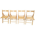 Folding Chair in Solid Ash