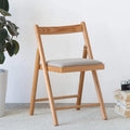 Folding Chair in Solid Oak