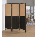 Folding Screen Three Panel 600mm Panels in Solid Ash