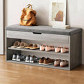Hall Bench 800mm Wide with Shoe Storage Under in Solid Ash