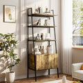 Ladder Shelf 600mm Wide with Four Shelves in Painted MDF