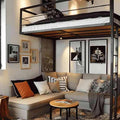 Loft Room Bedroom Package in Solid Ash