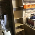 Narrow Bookcase 700mm Wide with Five Shelves in Birch Plywood