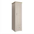 Narrow Wardrobe 700mm Wide by 560mm Deep in Painted MDF
