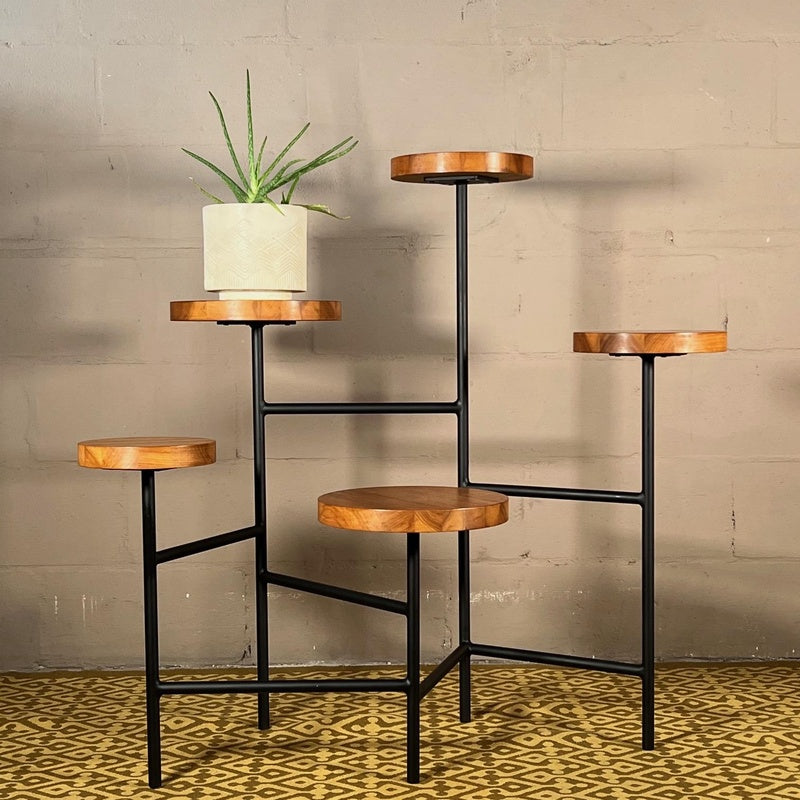 Plant Stand 300mm Wide in Solid Ash