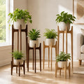 Plant Stand 300mm Wide in Solid Oak