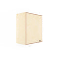 Single Fold Down Bed Cabinet 800mm Wide in Birch Plywood