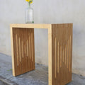 Slim Console Table 800mm Wide by 250mm Deep in Birch Plywood