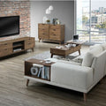 Small Living Room Package in Solid Walnut