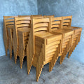 Stacking Chair in Solid Oak