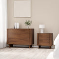Two Bedside Tables and a Chest of Drawers in Solid Ash
